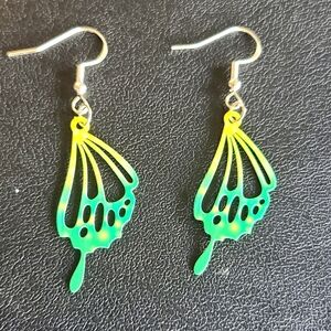 Handcrafted Butterfly Wing Earrings